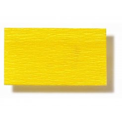 Bastelkrepp-Papier Rollen, farbig, 32 g/m², b=500, l=2,5 m, gelb