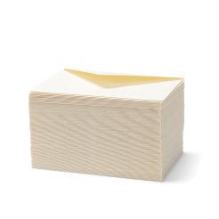 Rivoli Briefpapier Kuverts DIN C6, 114 x 162 mm, 100 Stück, 120 g/m², gelblich weiß