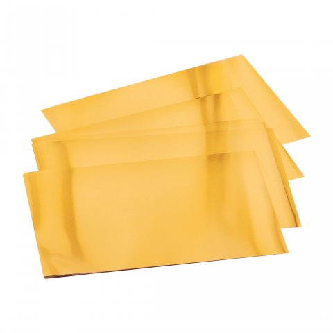 Aluminium Abschnitte, metallicfarben 0,07 x 185 x 295 mm, gold