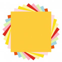 Origami folding sheets, solid color
