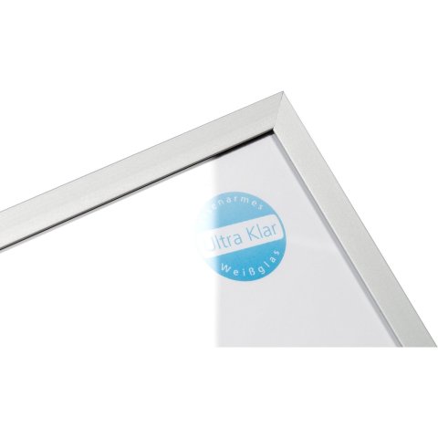 Wechselrahmen Alu Magnus H 24 x 30 cm, silber matt