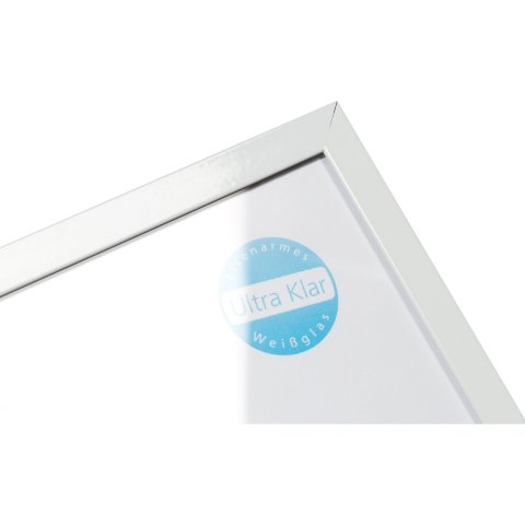 Wechselrahmen Alu Magnus H 42 x 59,4 cm (DIN A2), weiß seidenmatt