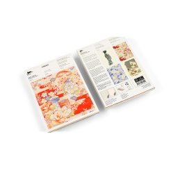Pepin stationery pad, DIN A5, 120 g/m², 64 sheets, Kimono