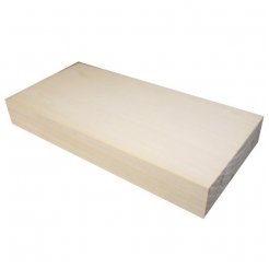 Linden plank sections, planed
