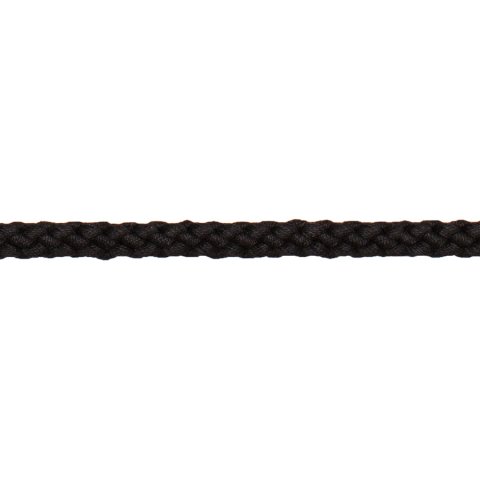 Corda rotonda intrecciata, cotone ø 8 mm, nero (000)