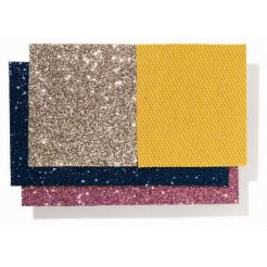 Tejido Glitter, de color