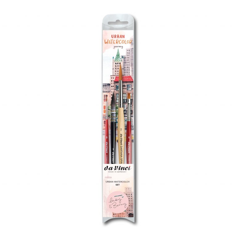 Da Vinci Aquarellpinsel Urban Watercolor Set 5601