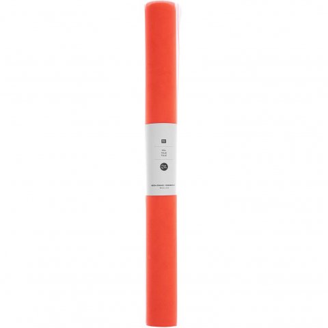 Dekotüll, Abschnitt farbig Rolle, b = 50 cm, l = 5 m, 100 % PES, neon orange