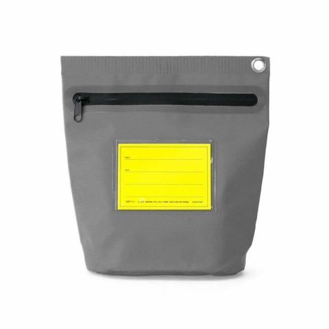 Tarp Pouch waterproof utensil bag, large 23.2 x 10.4 x 24.2 cm, gray