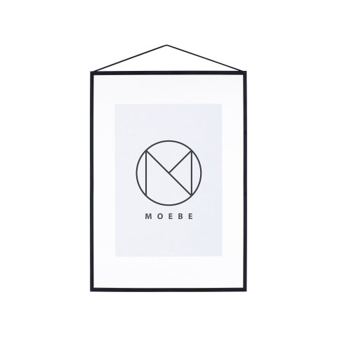 Moebe Frame A2 440 x 620 mm, aluminium, black