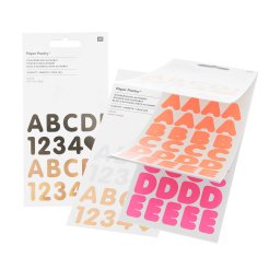 Alphabet sticker pad