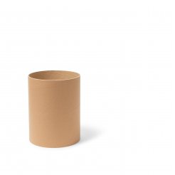 Modulor Papierkorb, Höhe 30 cm, ø 23 cm, Volumen 12 L, Papier, braun