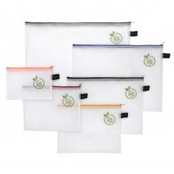 Reißverschlussbeutel transp. EVA (PVC-frei), Set
