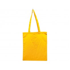 Westford Mill Baumwolltasche, ''Jutebeutel'', ca. 380 x 420 mm, lange Henkel, gelb