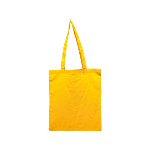 Westford Mill cotton bag, "juta bag ca. 380 x 420 mm, manici lunghi, giallo