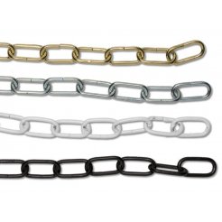 Cadena de eslabones no soldados de acero
