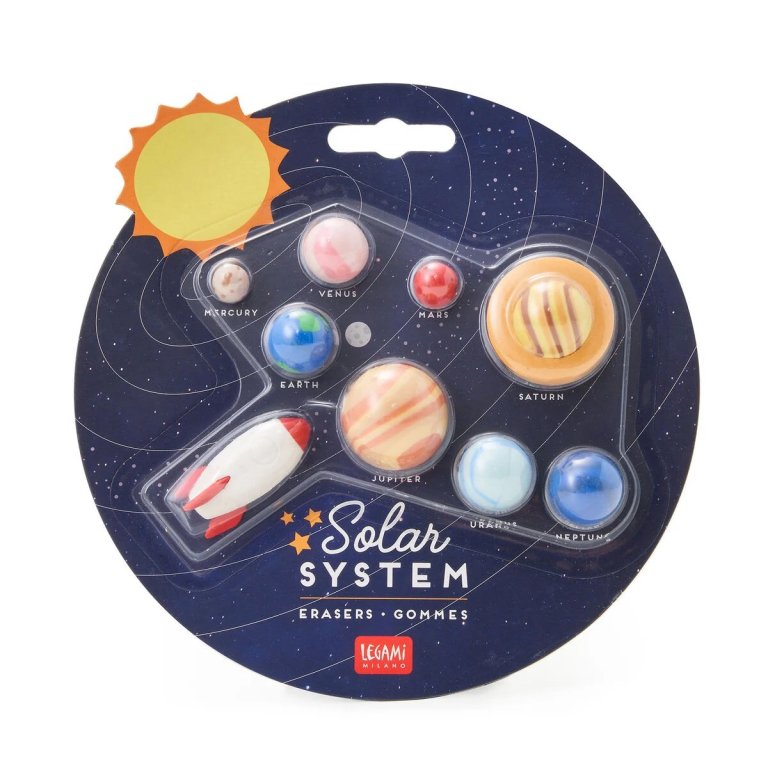 Legami eraser solar system, set