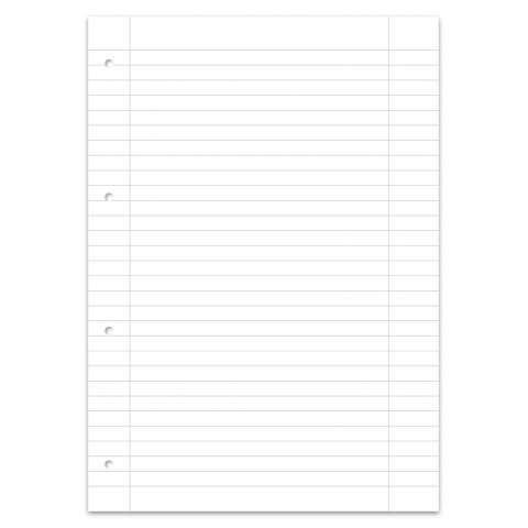 Collegeblock DIN A4, 80 Blatt, Doppelrand, liniert