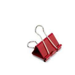 Foldback-Clips farbig, b=41 mm, rot
