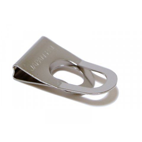 Japanese clip silver nickel-plated, w=10 mm, 10 pieces