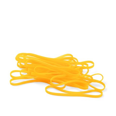 TPE Gummibänder ca. 90 x 4 mm, neonorange, ca. 500 Stück