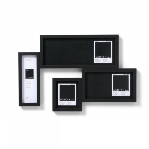 Objektrahmen Holz Moritz P 8 x 24 cm, schwarz