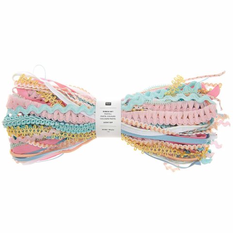 Ribbon Mix, "Ribbon Set 30 pieces each 1 m, pastel