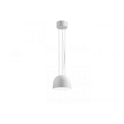 Luminaria de suspensión SVA, LED, regulable, DALI 11 W, 3k K, 965 lm, CRI>80, ø244 mm, blanco
