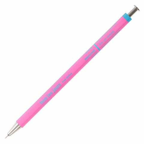 Mark's Tous les Jours biros fusto rosa brillante, colore dei caratteri nero
