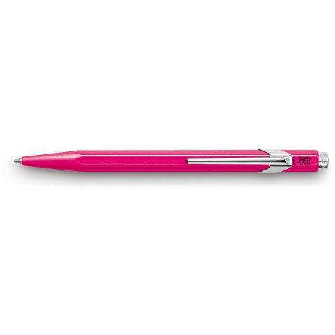 Caran d'Ache Kugelschreiber 849 Stift, neonpinkfarbener Schaft