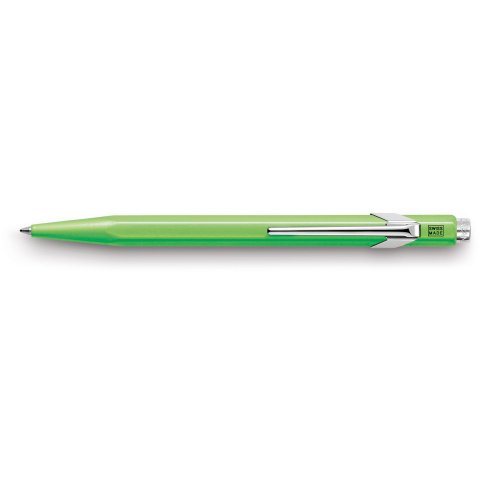 Caran d'Ache Kugelschreiber 849 Stift, neongrüner Schaft