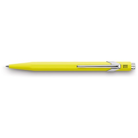 Caran d'Ache Kugelschreiber 849 Stift, neongelber Schaft