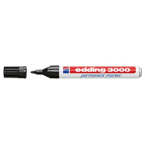 Edding 3000 Perno, punta rotonda 1,5-3 mm, nero