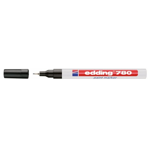 Edding 780 Paintmarker Stift, Rundspitze 0,8 mm, schwarz