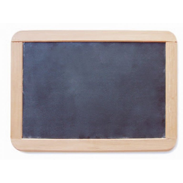 Chalkboard with wooden frame