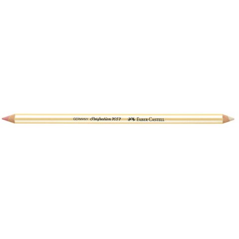 Faber-Castell Perfection eraser pencil half red, half white lead(7057)