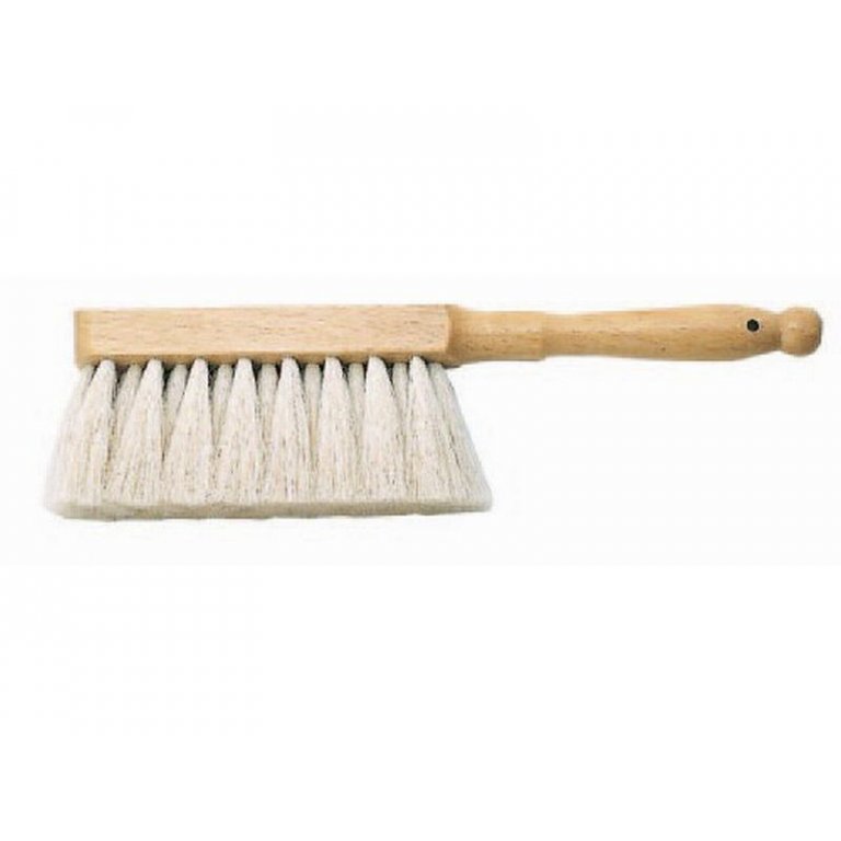 Drafting brush, wooden grip