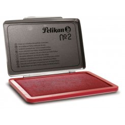 Pelikan Stempelkissen, Metallgehäuse, 70 x 110 mm (Nr.2), rot