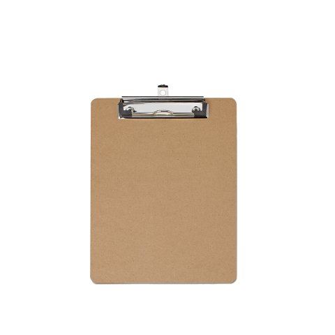 Clipboard, hardboard, brown 160 x 240 mm (for DIN A5)