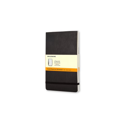 Moleskine Pocket Reporter notebook, softcover 9 x 14 cm, ruled, 96 sheets, black