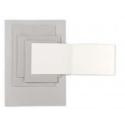 Sketch booklet, grey cardboard