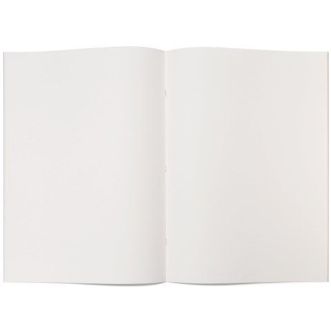 Sketch booklet, grey cardboard 120 g/m², 297 x 420 DIN A3, tall, 16 sheets/32 pages