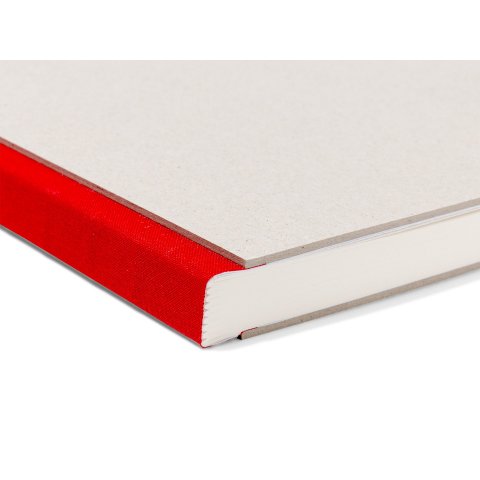 Libro de esbozos y proyectos 100 g/m², 150 x 120 broad, 72 sh./144 p., red