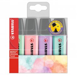 Stabilo Boss Original highlighter pastel, set of 4