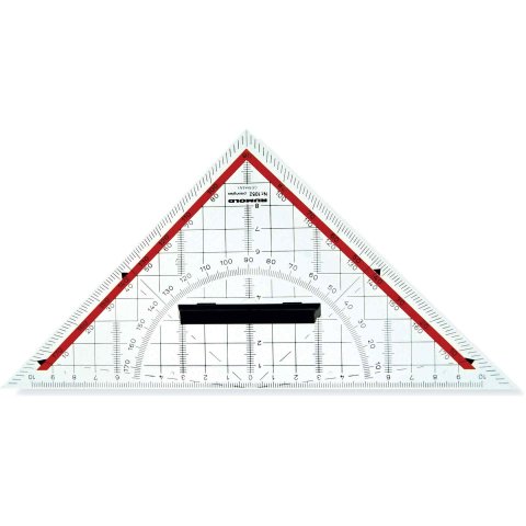 Technical set square removable grip, 45°, l = 225 mm, No. 1052