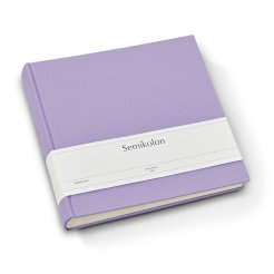 Semikolon Fotoalbum Classic, Leinen uni, 240 x 230 mm, Event, 60 Seiten, lilac silk