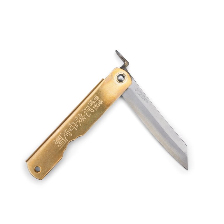 Higonokami pocket knife Aogami Warikomi