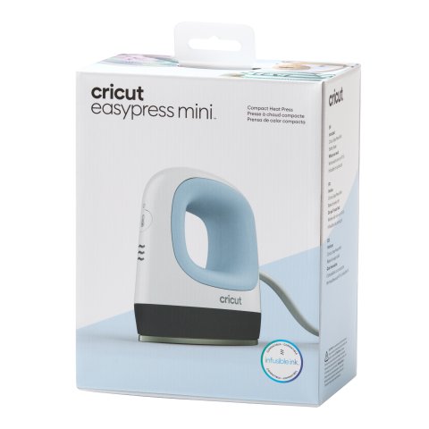 Cricut EasyPress Mini heat transfer press 3 heat settings, incl. safety base