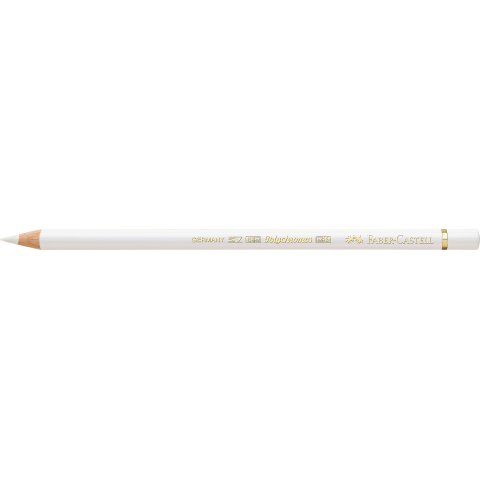 Faber-Castell Polychromos Farbstift Stift, weiß (101)