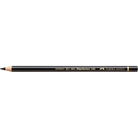 Faber-Castell Polychromos Farbstift Stift, schwarz (199)